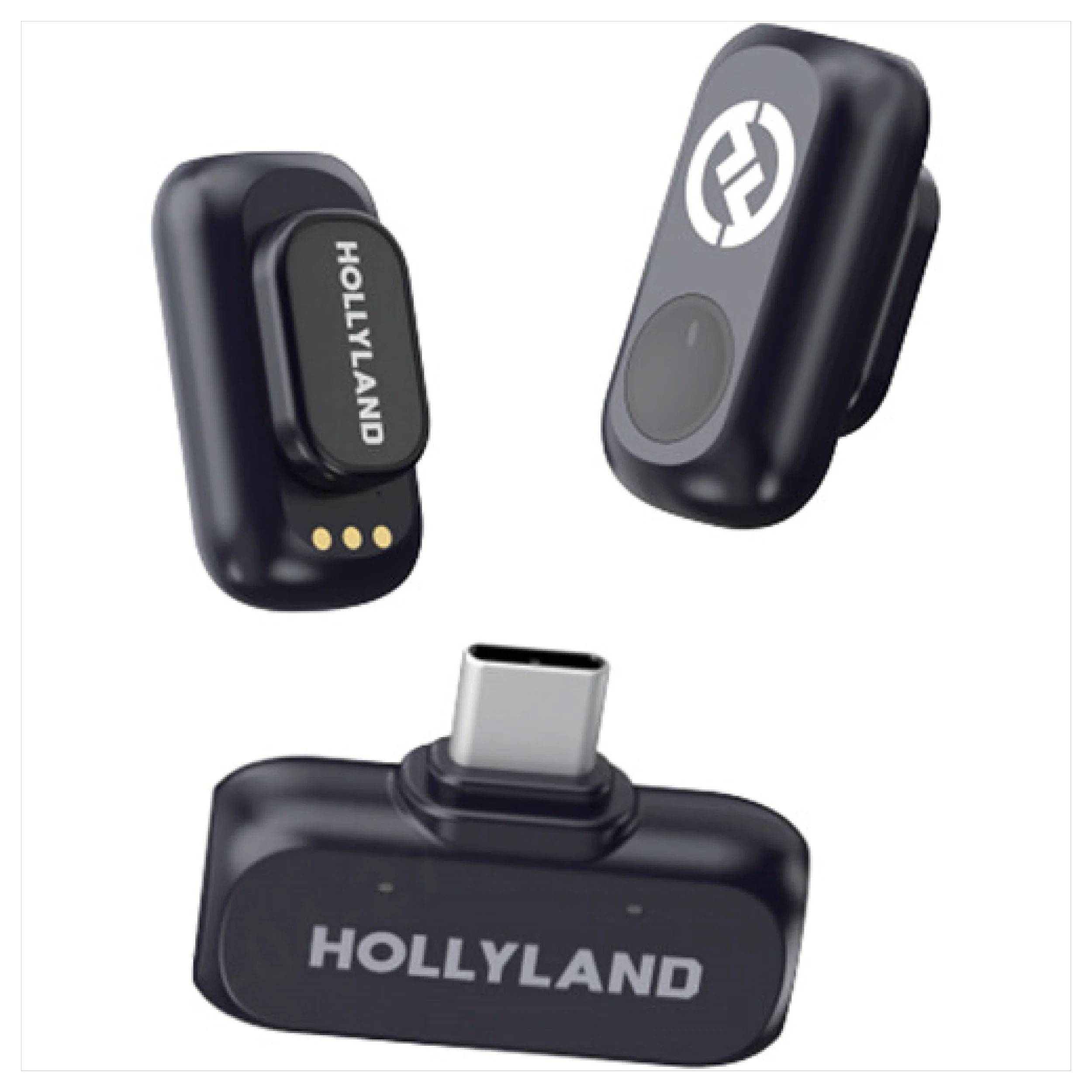 מערכת מיקרופון אלחוטית  HOLLYLAND LARK A1 USB-C
