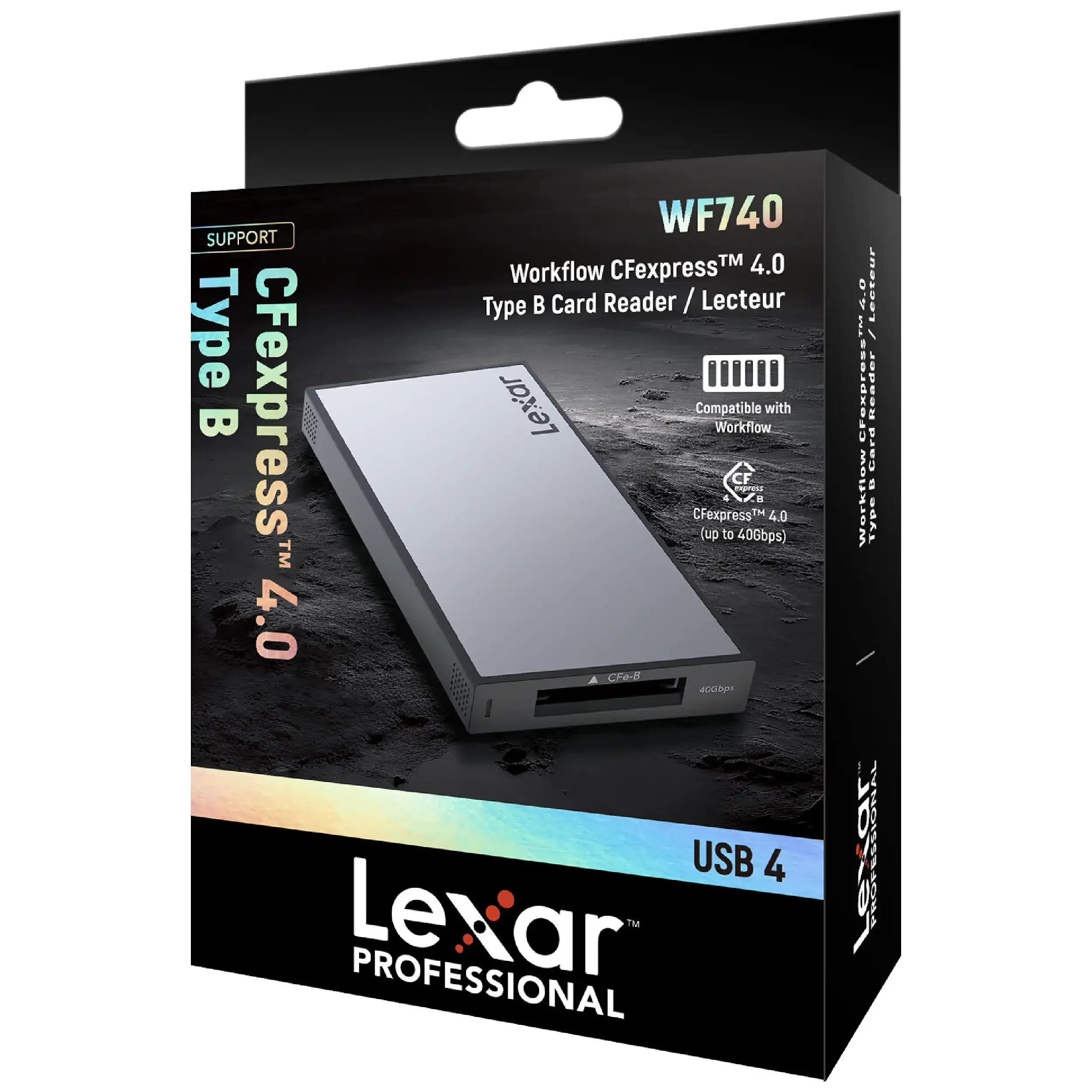 קורא כרטיסים Lexar Professional Workflow USB4 CFexpress 4.0 Type B