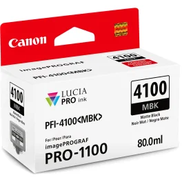 ראש דיו  Canon PFI-4100MBK MATTE Black Ink Cartridge