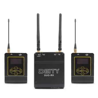סט אלחוטי 2.4Ghz הכולל 2 משדרים ומקלט דו ערוצי Deity Connect