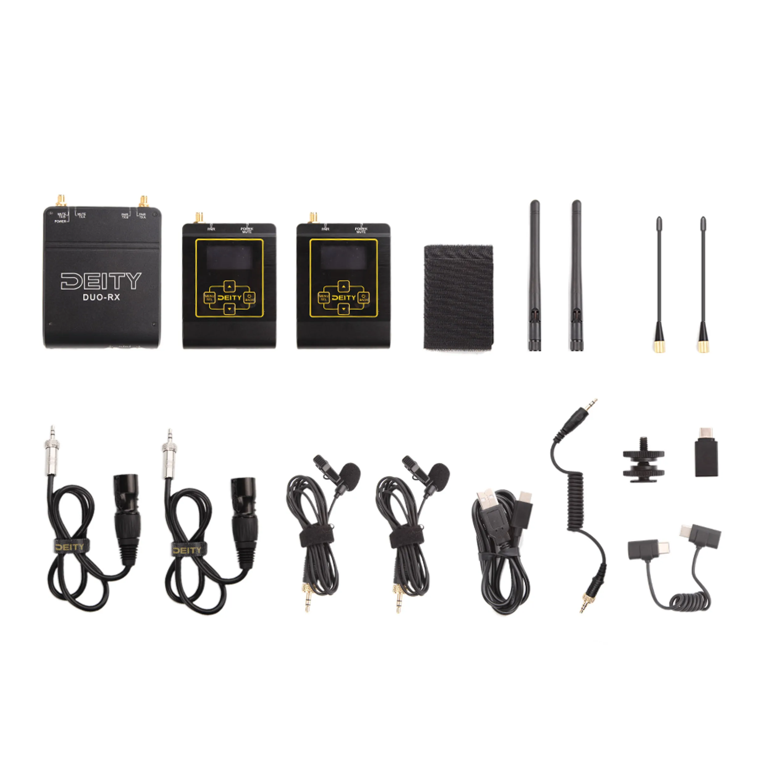 סט אלחוטי 2.4Ghz הכולל 2 משדרים ומקלט דו ערוצי Deity Connect