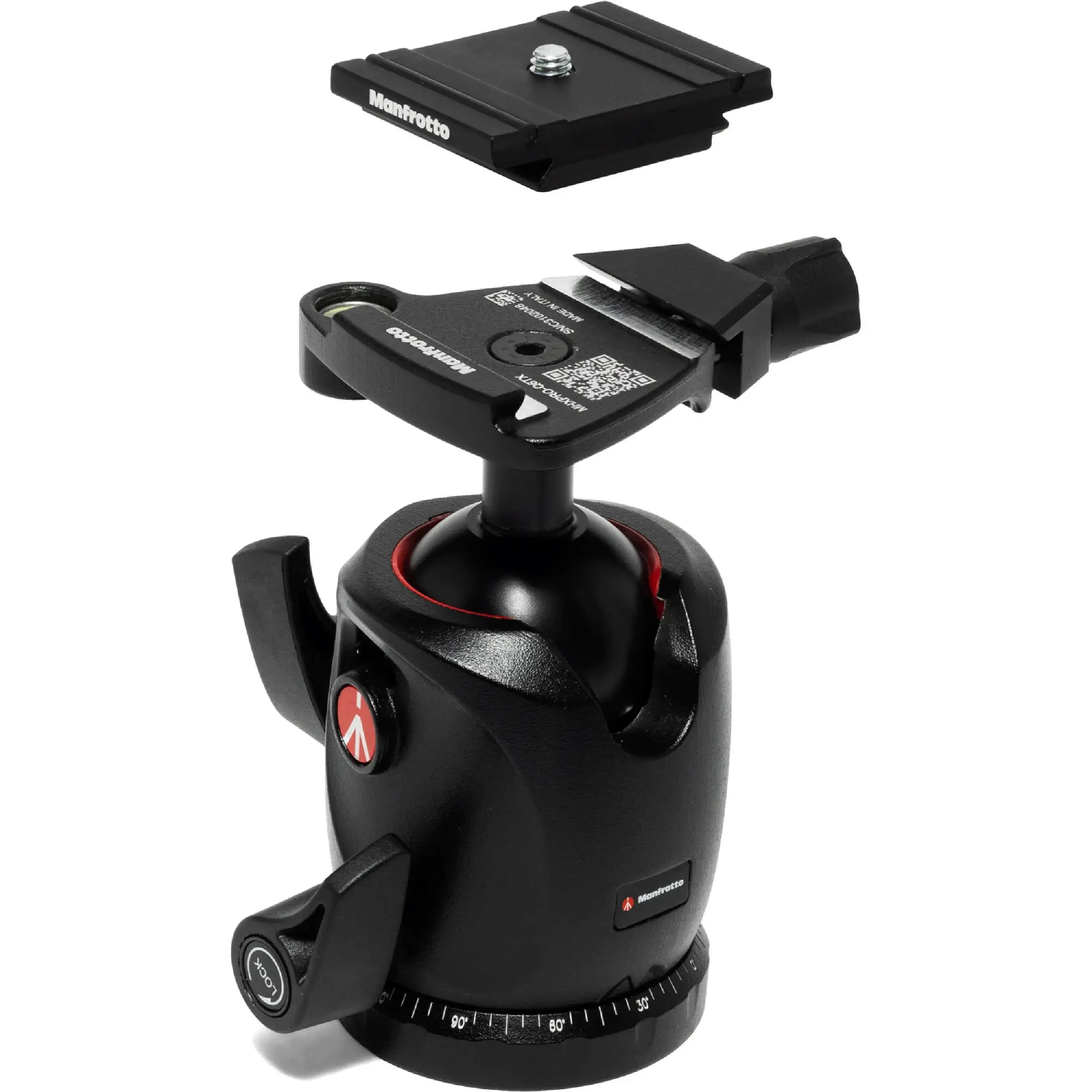 ראש כדורי עם מערכת XCHANGE  שחרור מהיר Manfrotto