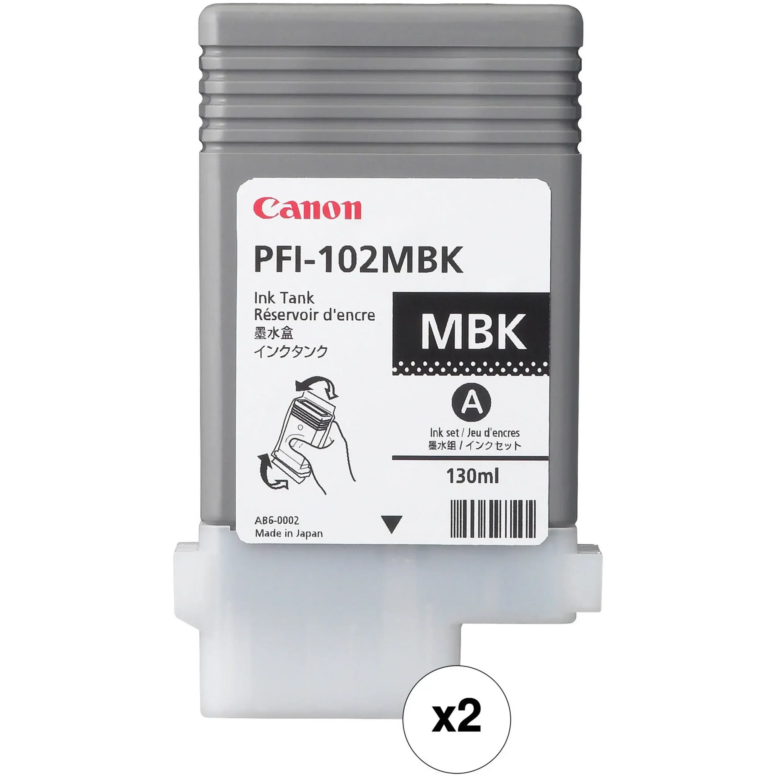 ראש דיו  Canon PFI-4100MBK MATTE Black Ink Cartridge