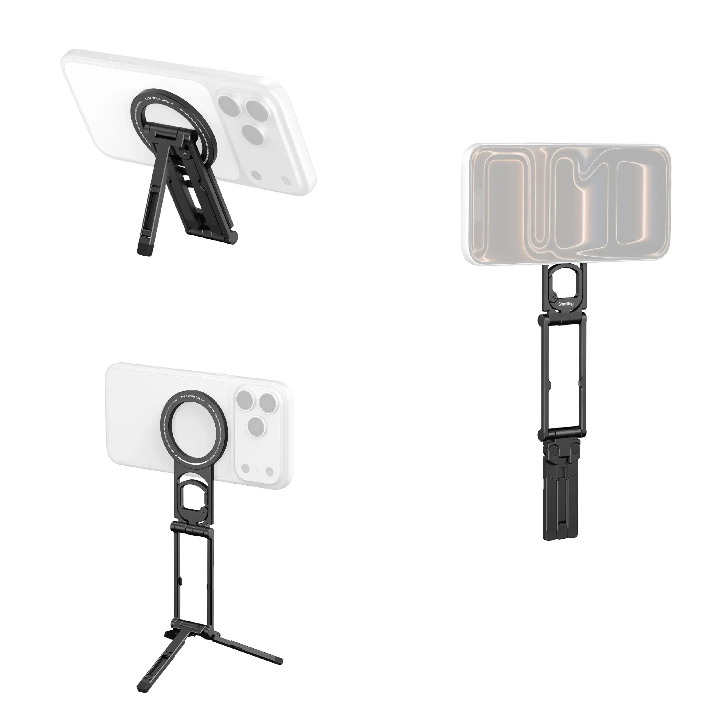 מעמד מתקפל עם תופסן מגנטי לסמארטפון SmallRig 6470
