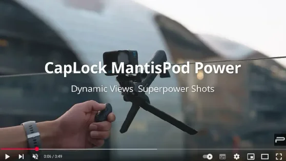 ידית שליטה ל-Insta 360 כולל ספק מתח PGYTECH CapLock MantisPod