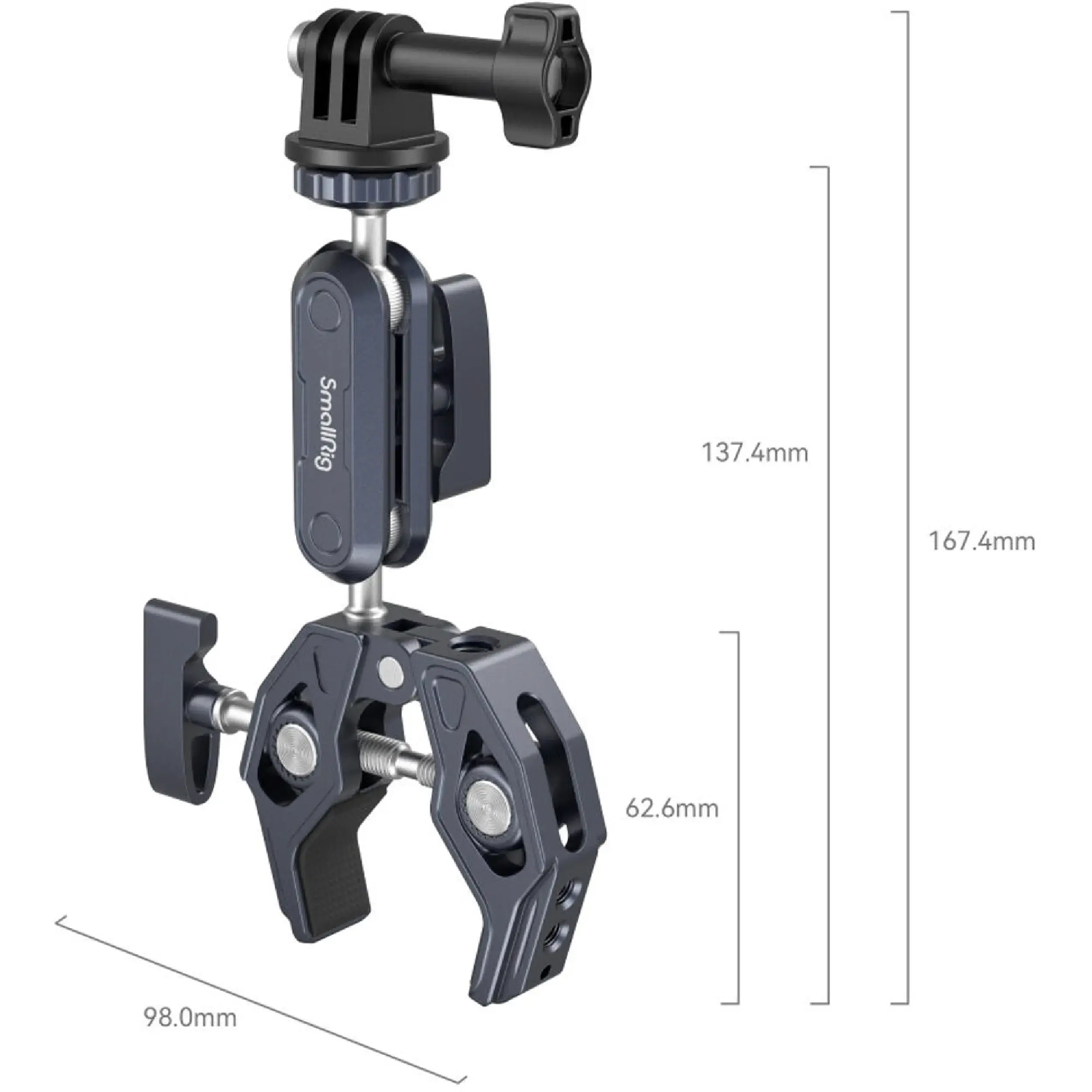 קליפס צבת עם זרוע מתכווננת SmallRig 3757B