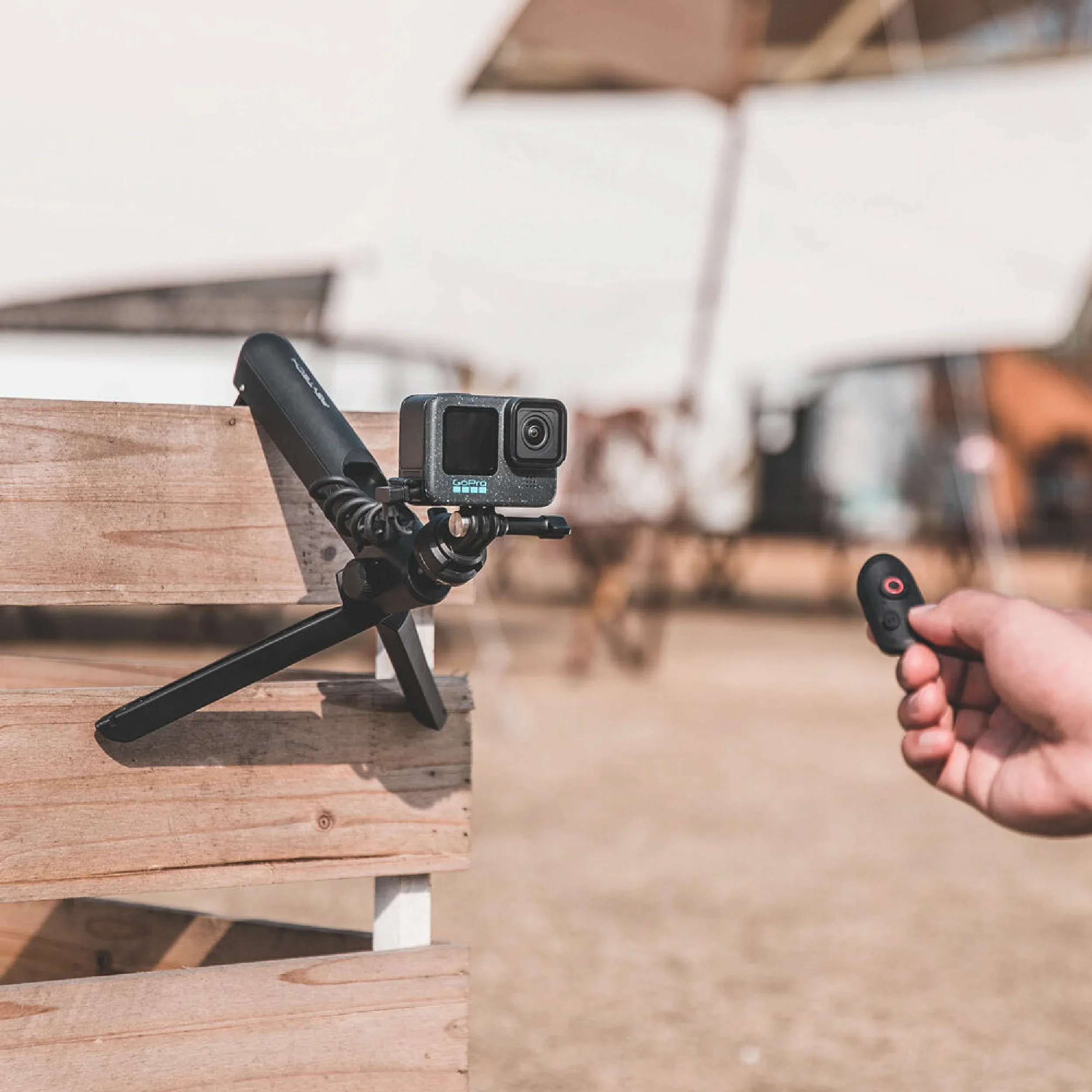 ידית שליטה ל-Insta 360 כולל ספק מתח PGYTECH CapLock MantisPod