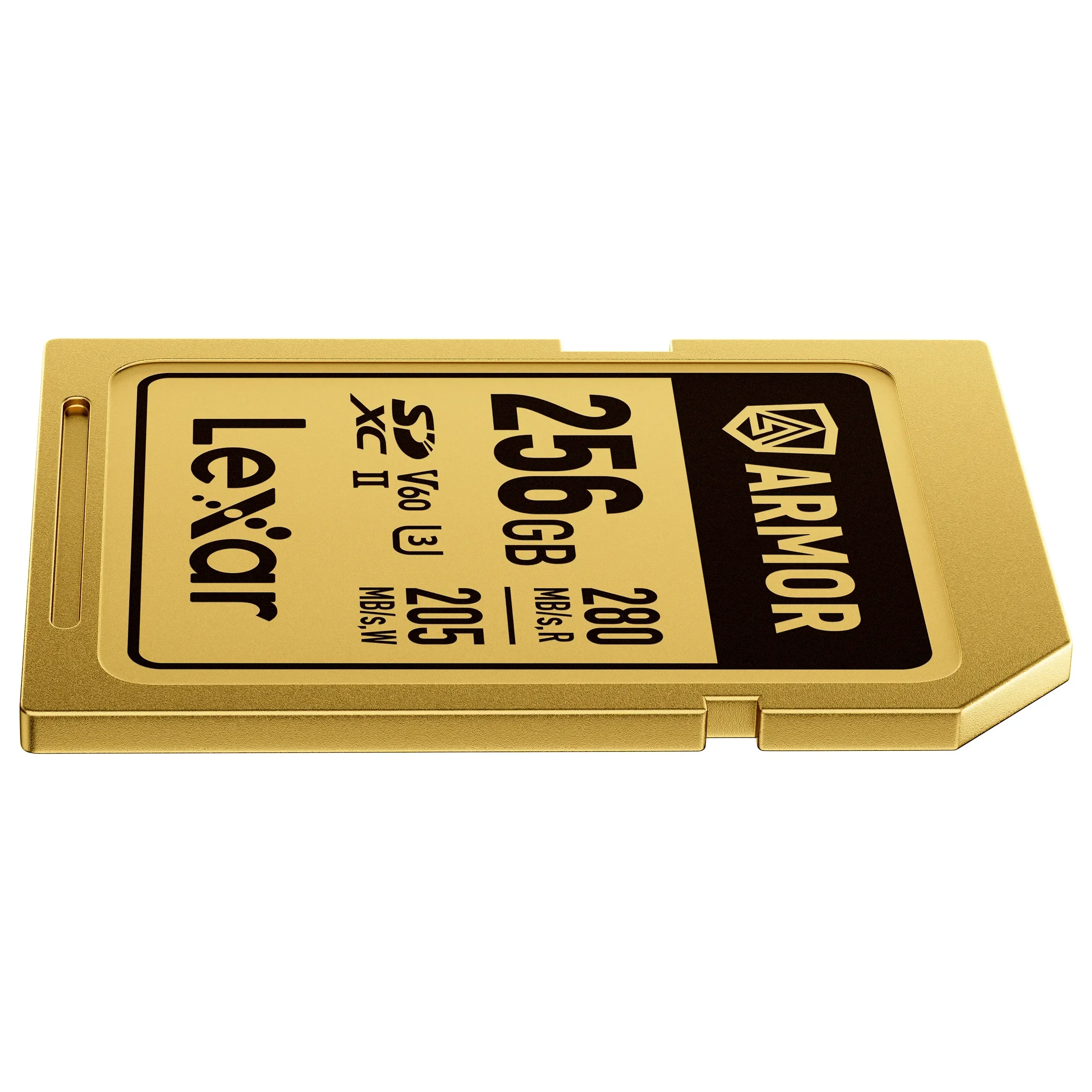 כרטיס זיכרון קשיח 256GB Lexar® Professional Armor Gold SDXC™ UHS-II