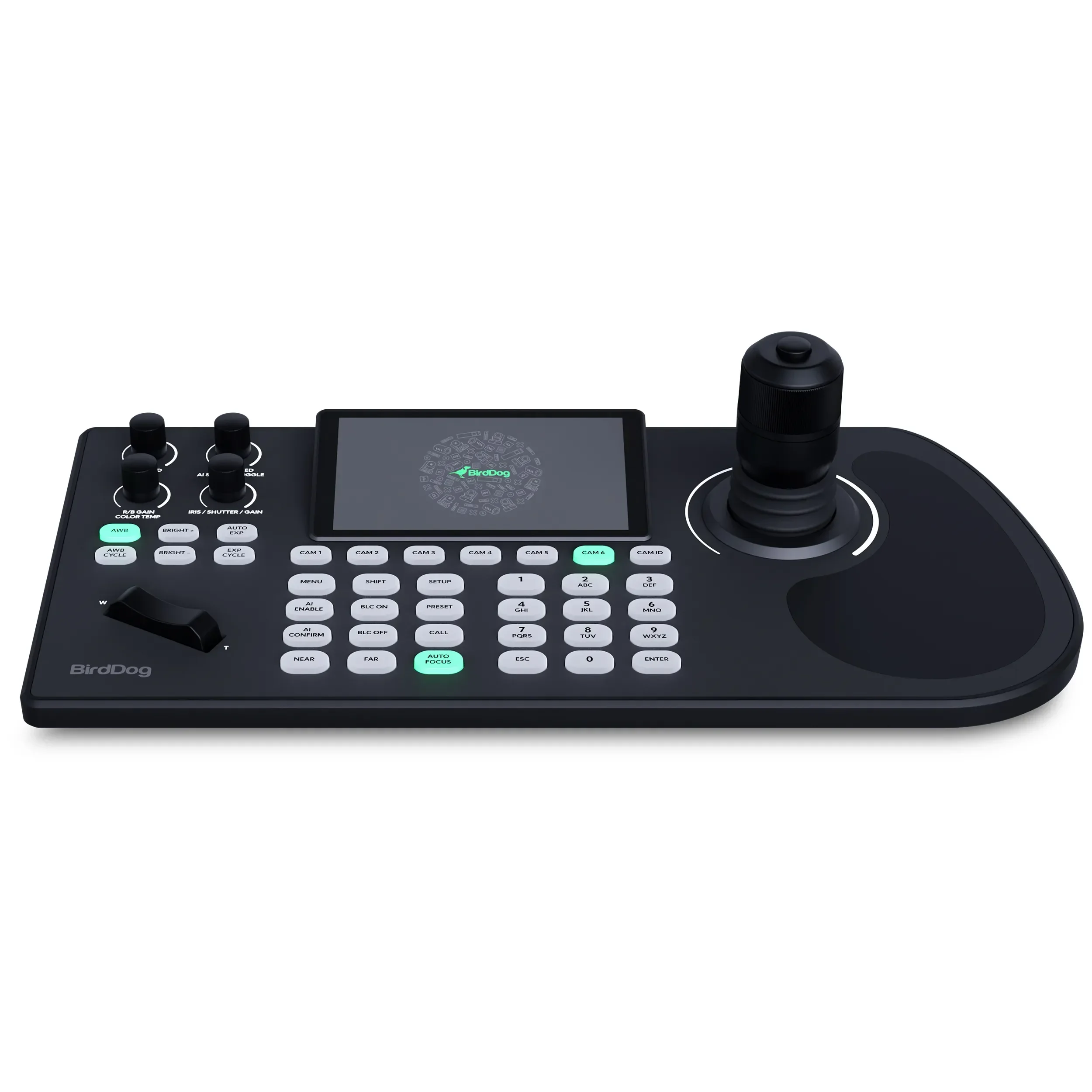 בקר שליטה NDI עם מסך BirdDog KBD