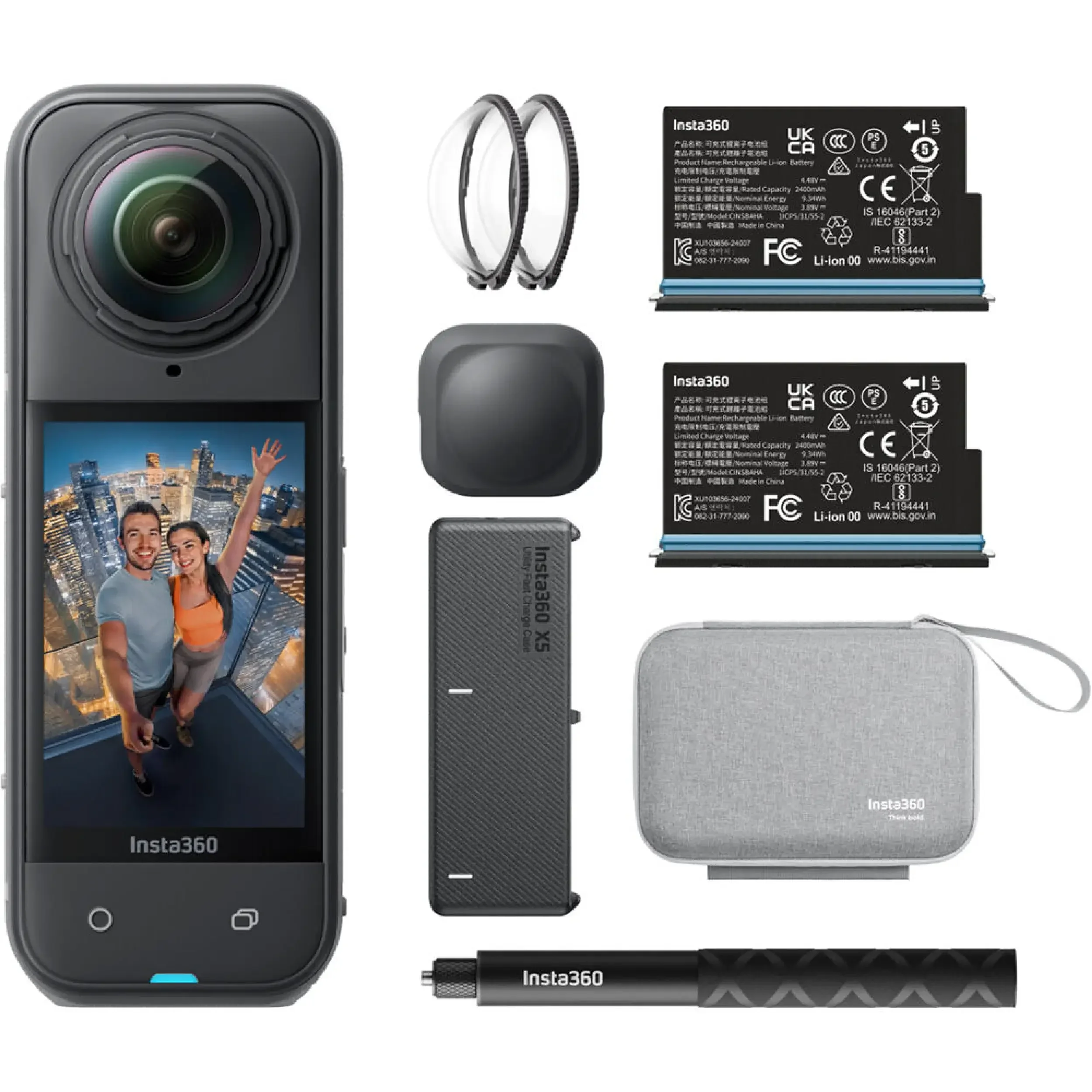 מצלמה וקיט אביזרים Insta360 X5 Essential Bundle