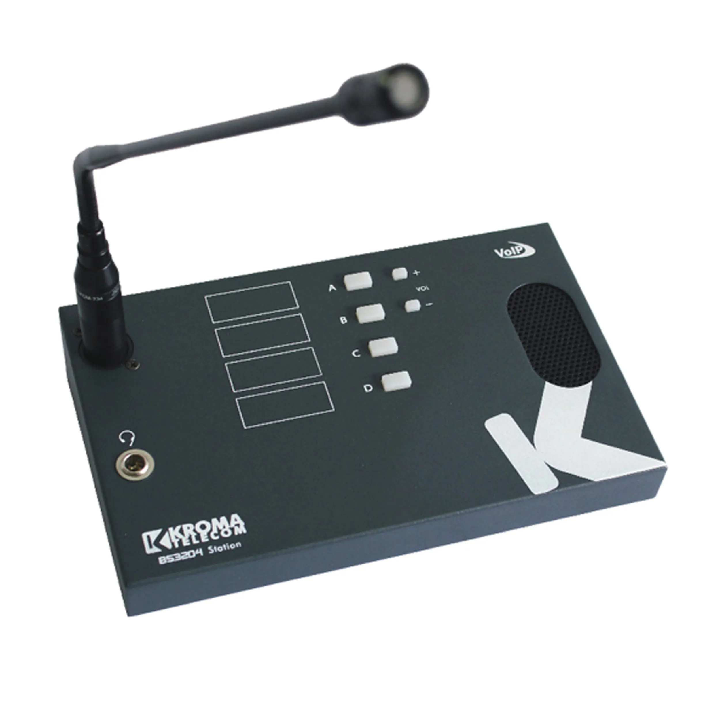 AEQ 4-key beltpack base station for desktop