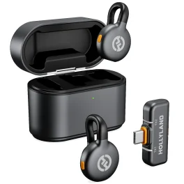 מערכת מיקרופון אלחוטית לטלפון כניסת  HOLLYLAND LARK M2S USB-C