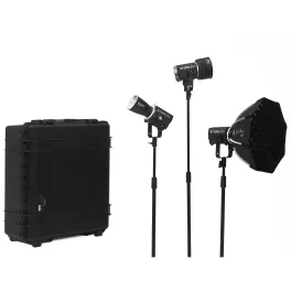 סט 3 פנסי לד Aputure STORM 80c