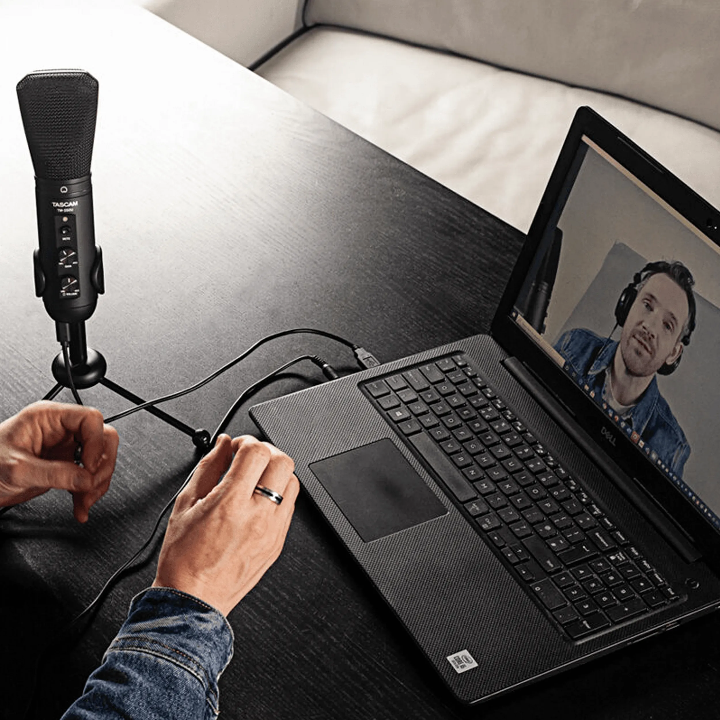 מיקרופון Tascam TM-250U USB