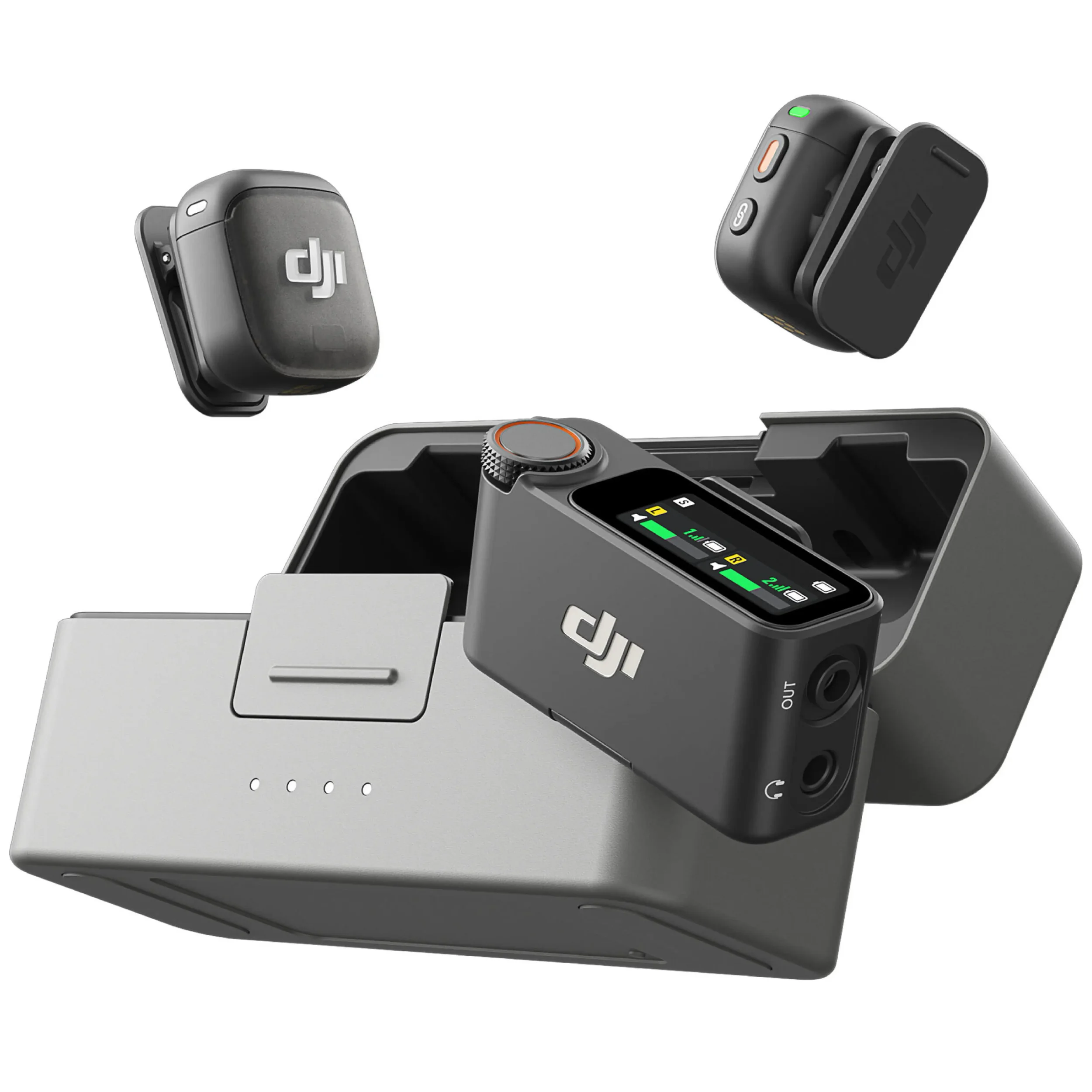 מערכת מיקרופון אלחוטי 2 משדרים  DJI-MIC 3