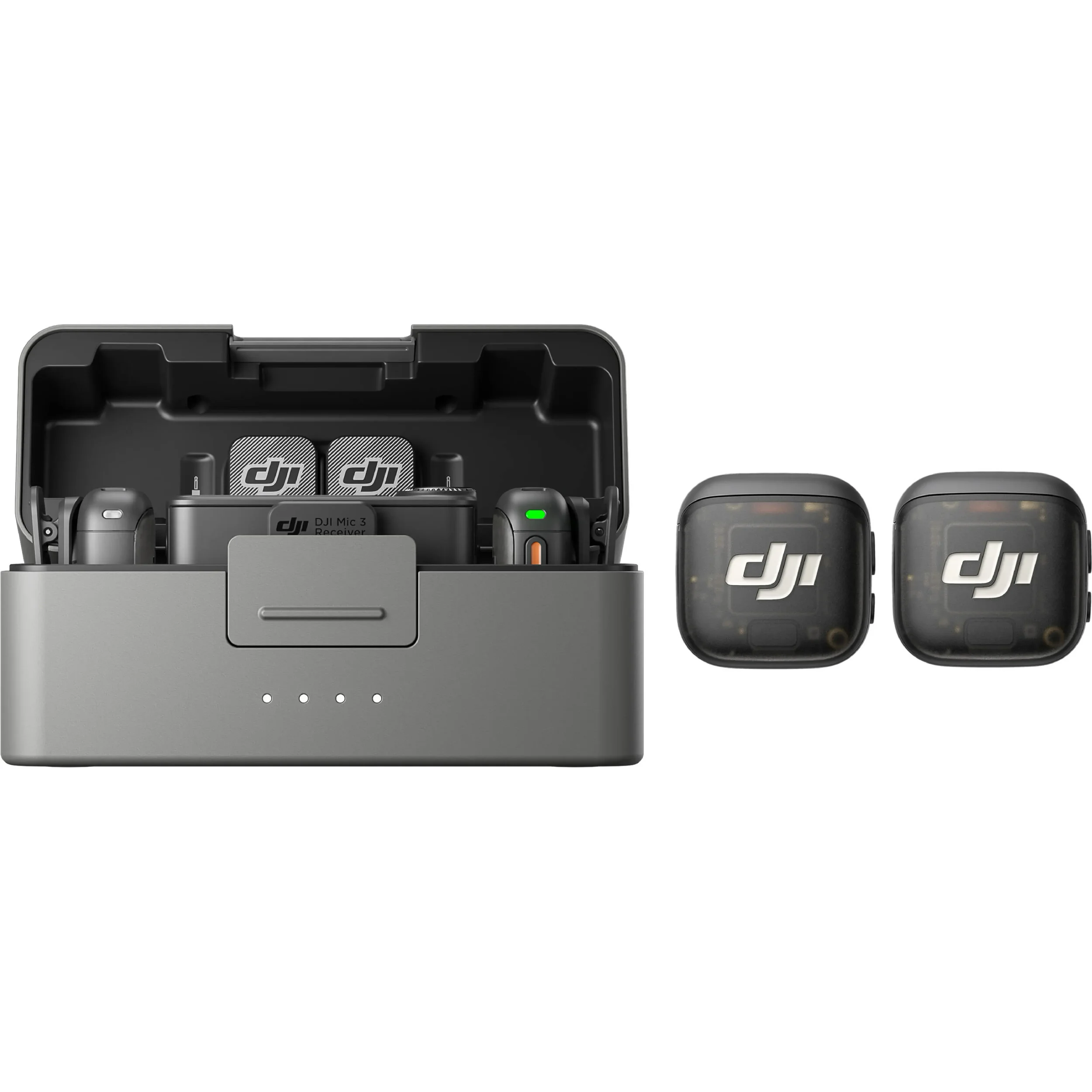 מערכת מיקרופון אלחוטי 2 משדרים  DJI-MIC 3