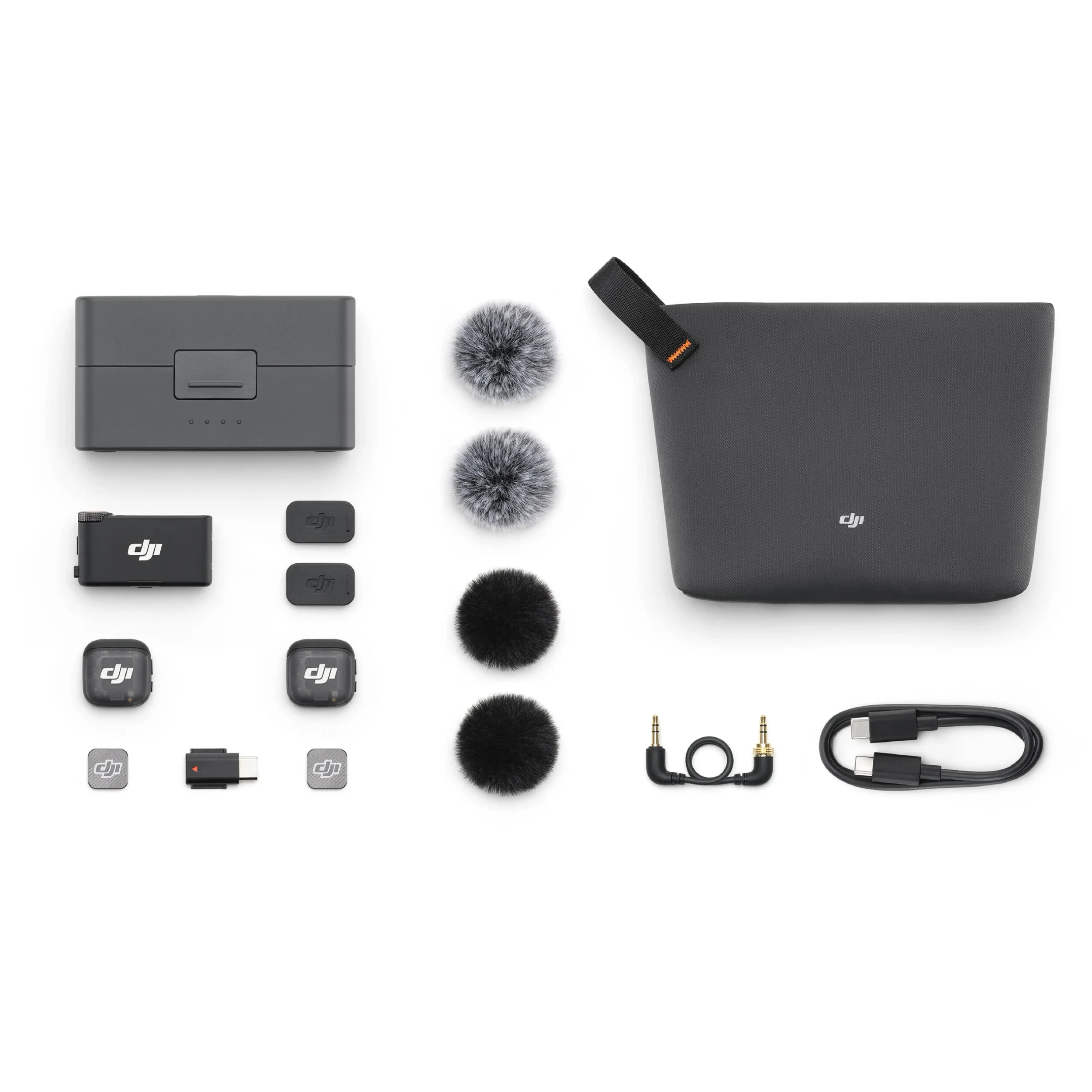 מערכת מיקרופון אלחוטי 2 משדרים  DJI-MIC 3