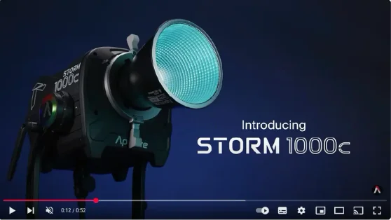 פנס לד Aputure STORM 1000c