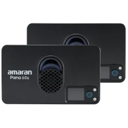 סט 2 פנסי לד Amaran Pano 60c Kit RGB