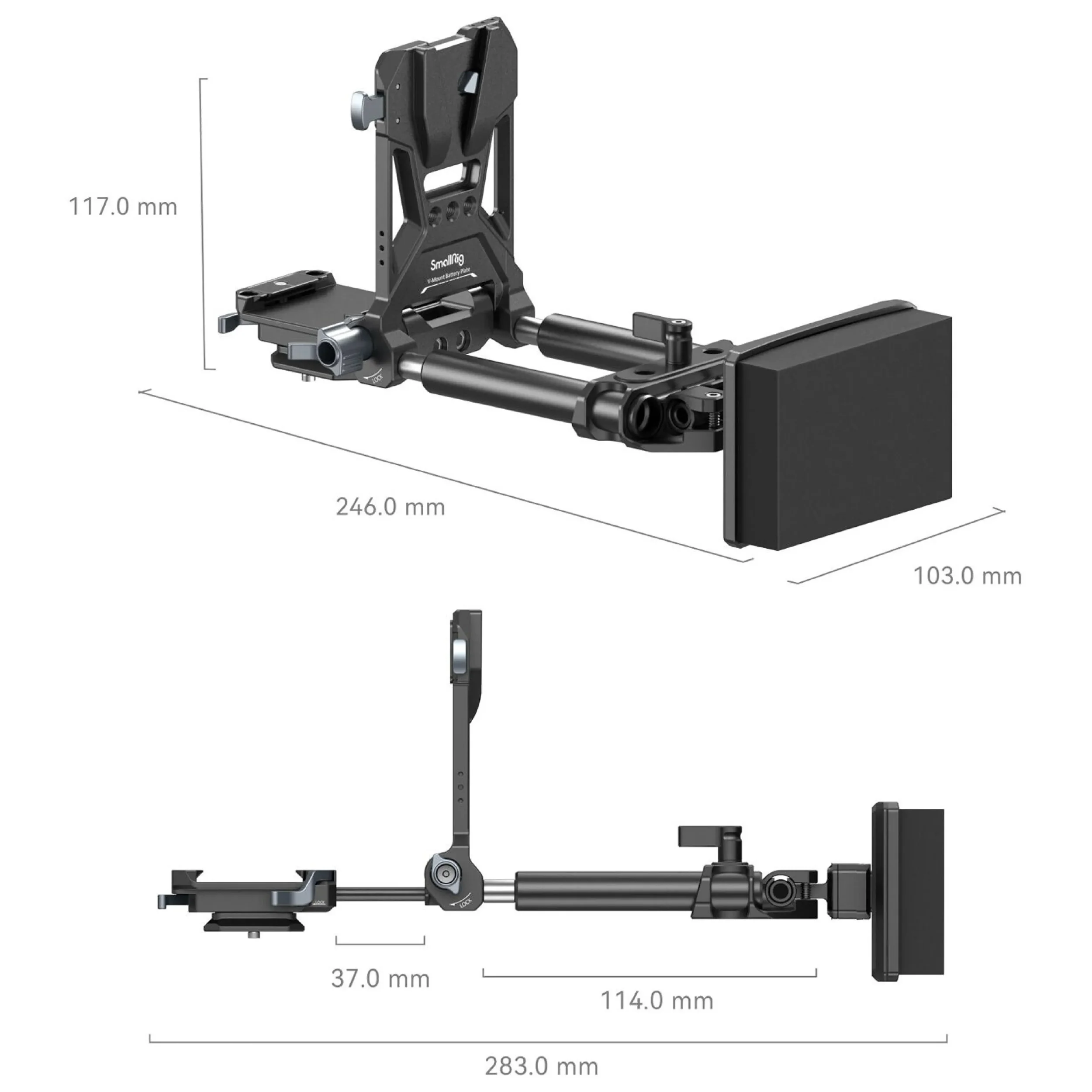 מערכת חיבור לסוללת SmallRig 4063B V-Mount
