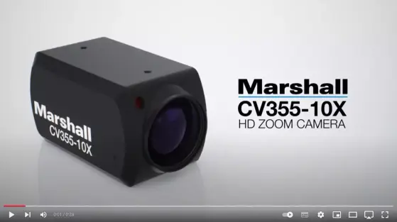 מצלמת HD זום X10 קומפקטית Marshall CV355-10X HDMI/3GSDI