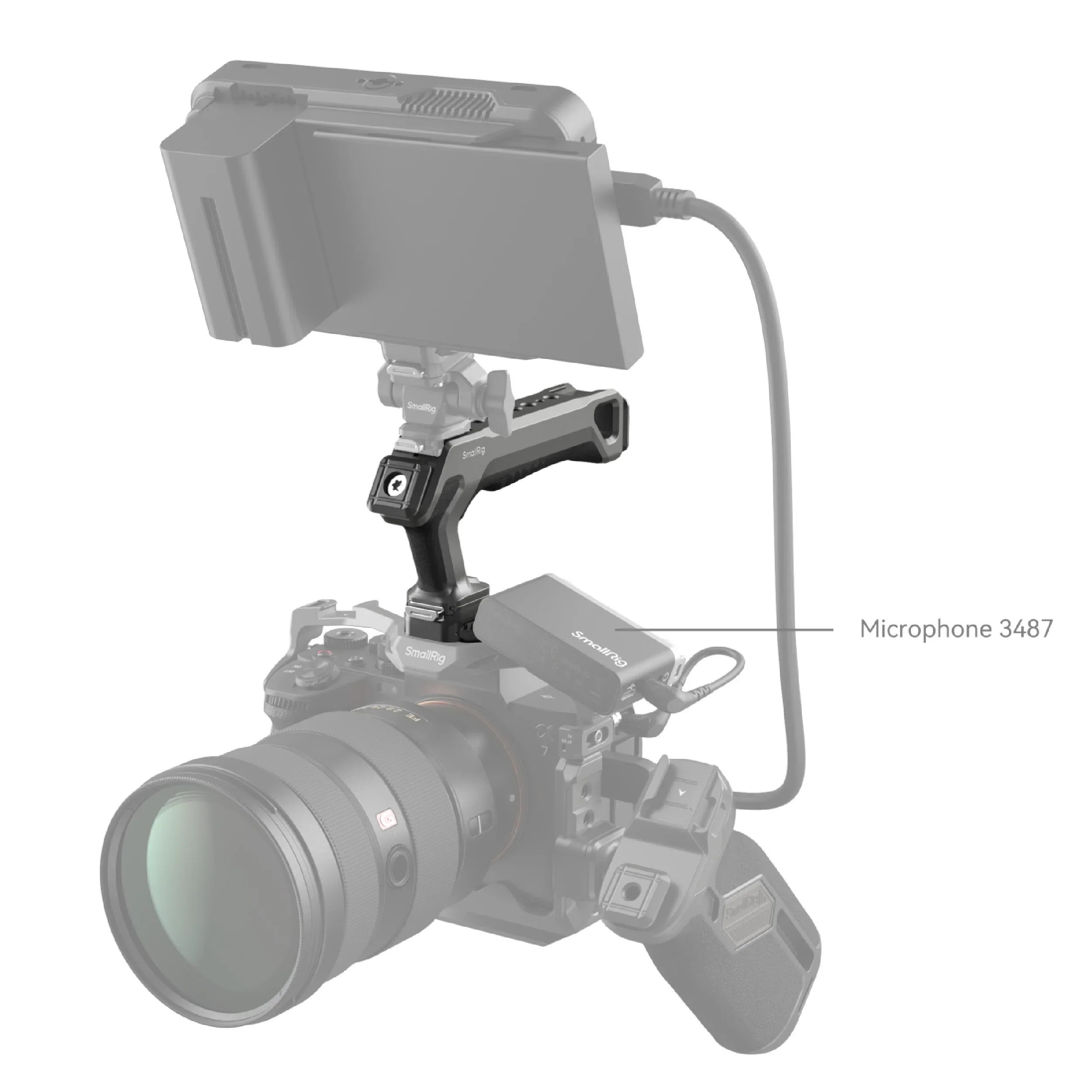 ידית אחיזה לכלוב עם מנגנון שחרור מהיר SmallRig HawkLock H21