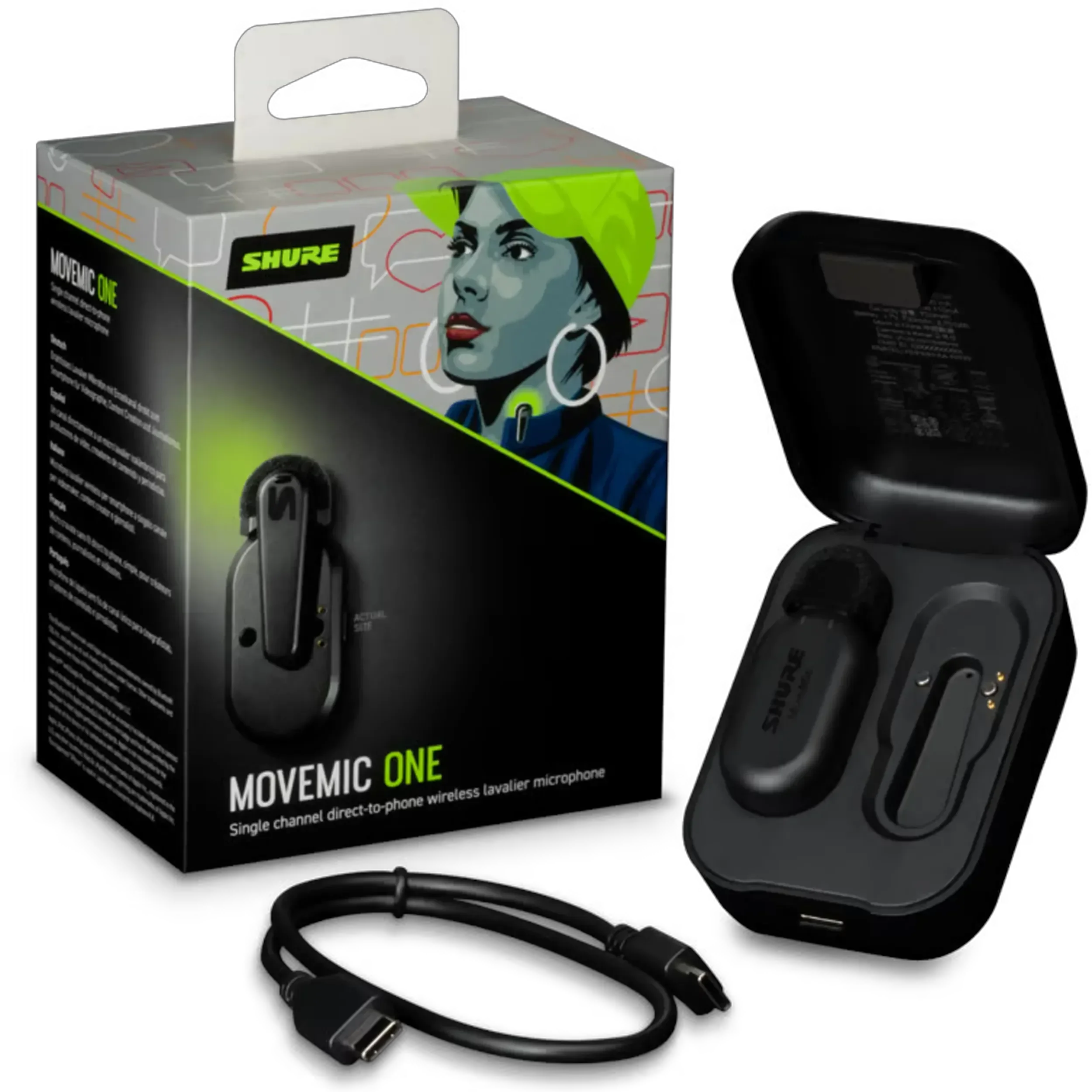 משדר מיקרופון אלחוטי Shure MoveMic One