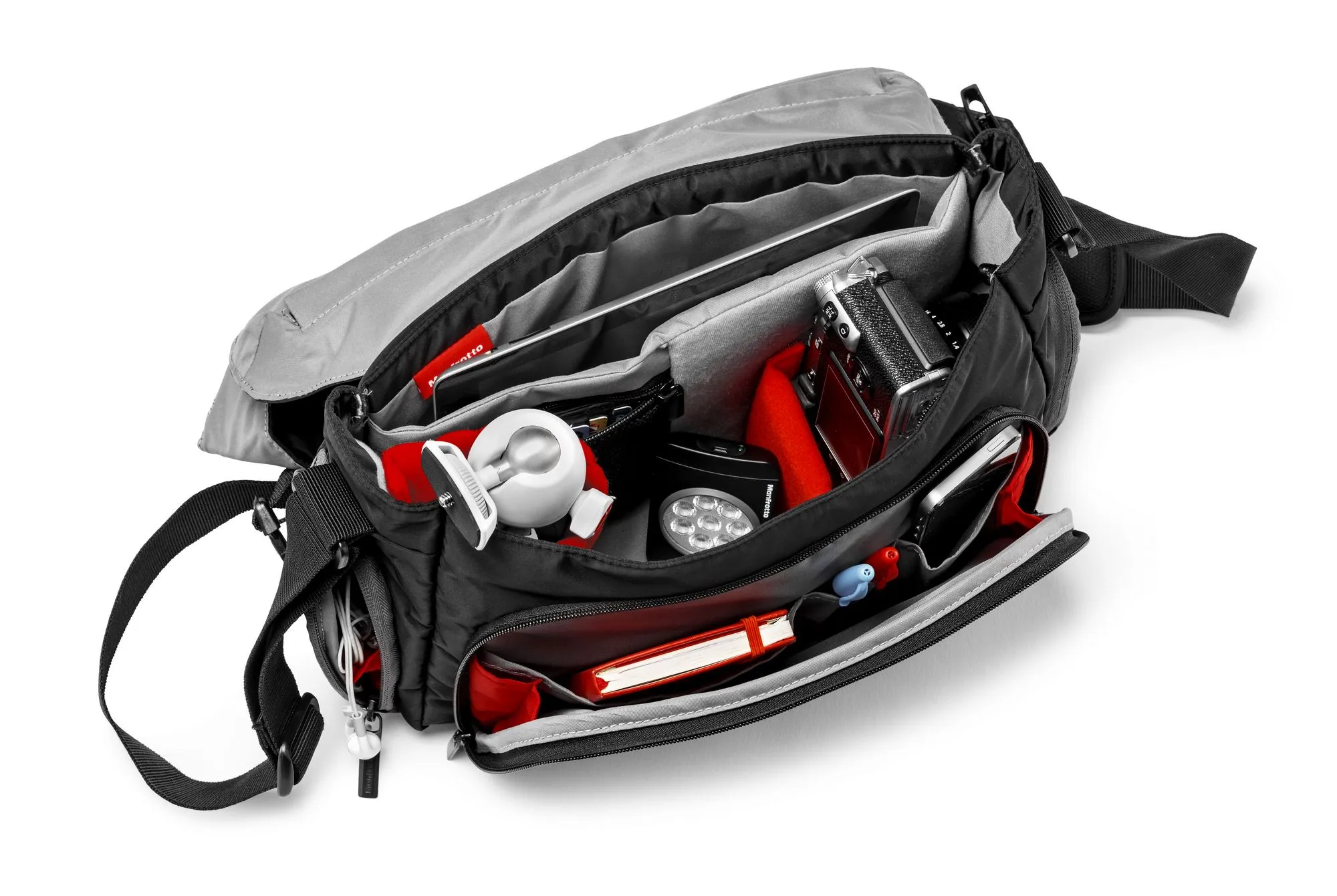 תיק מסנג'ר למצלמה Manfrotto Advanced camera messenger Pixi Black for DSLR/CSC