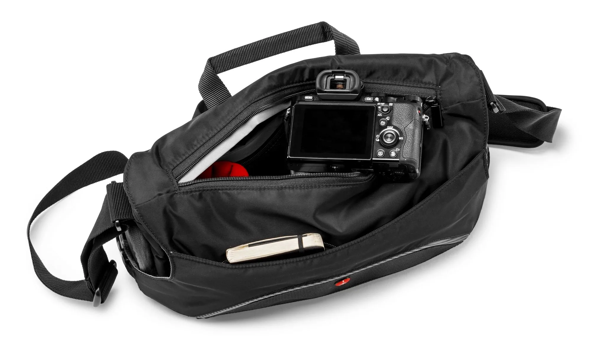 תיק מסנג'ר למצלמה Manfrotto Advanced camera messenger Pixi Black for DSLR/CSC