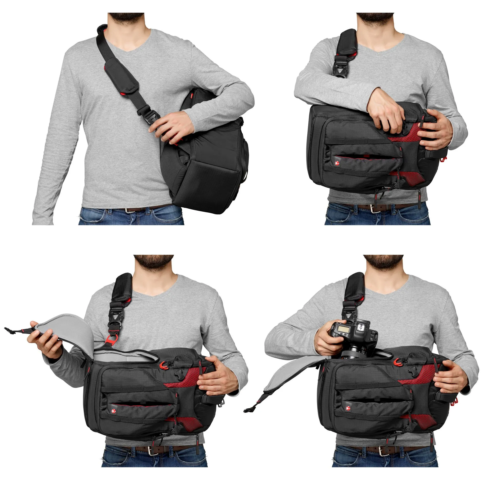 תיק גב למצלמה Manfrotto Pro Light camera backpack 3N1-26 for DSLR/CSC/C100