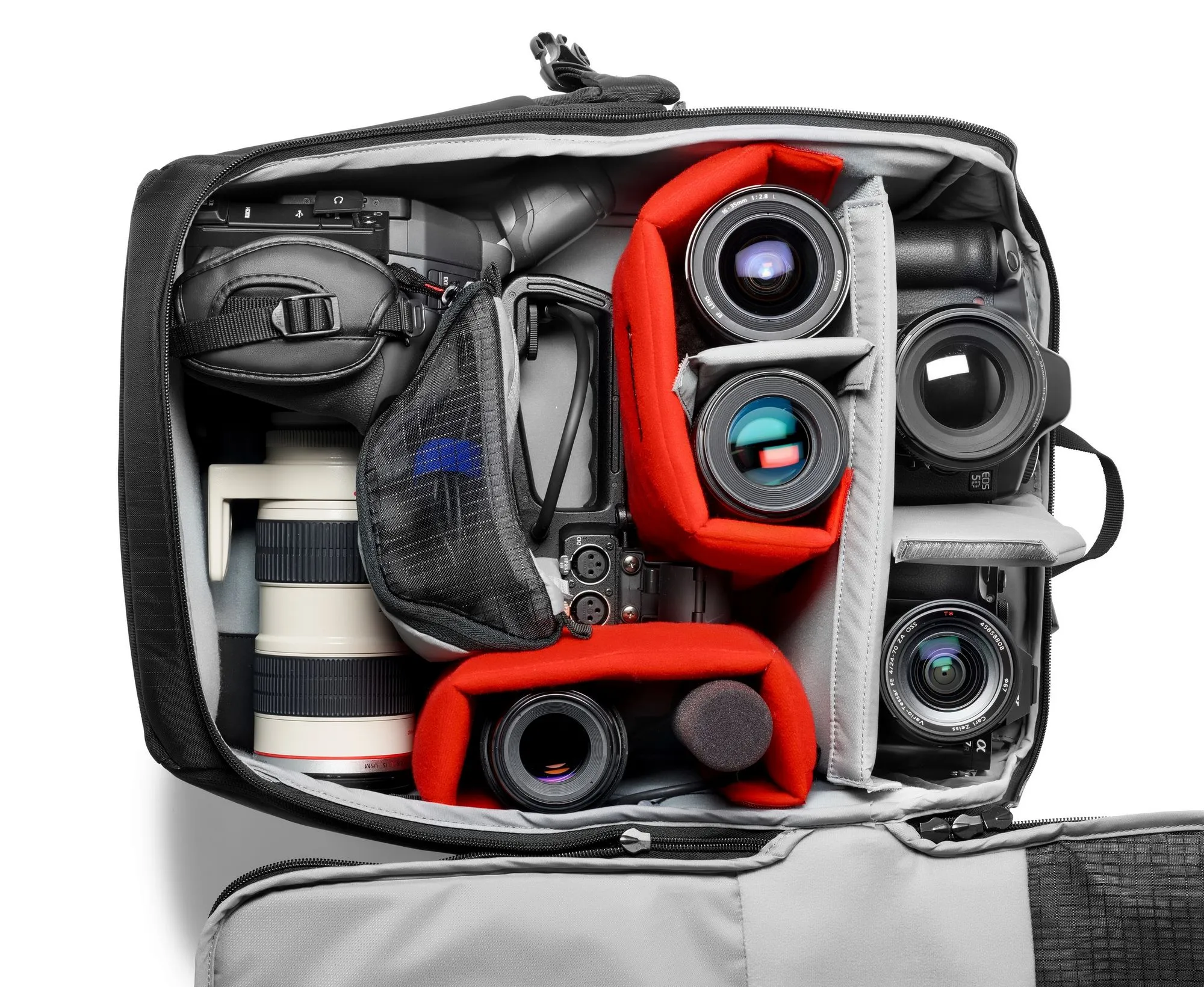 תיק גב למצלמה Manfrotto Pro Light camera backpack 3N1-36 for DSLR/C100/DJI Phantom