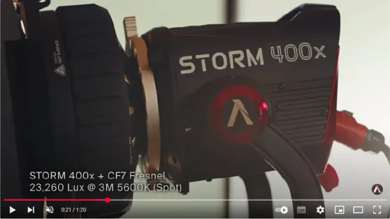 פנס לד Aputure STORM 400X