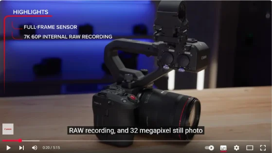 *מבצע טרייד אין*  מצלמת סינמה פול פריים Canon EOS C50