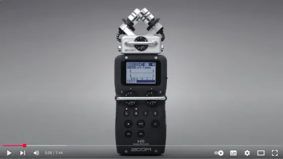 מכשיר הקלטה ZOOM H5 STUDIO