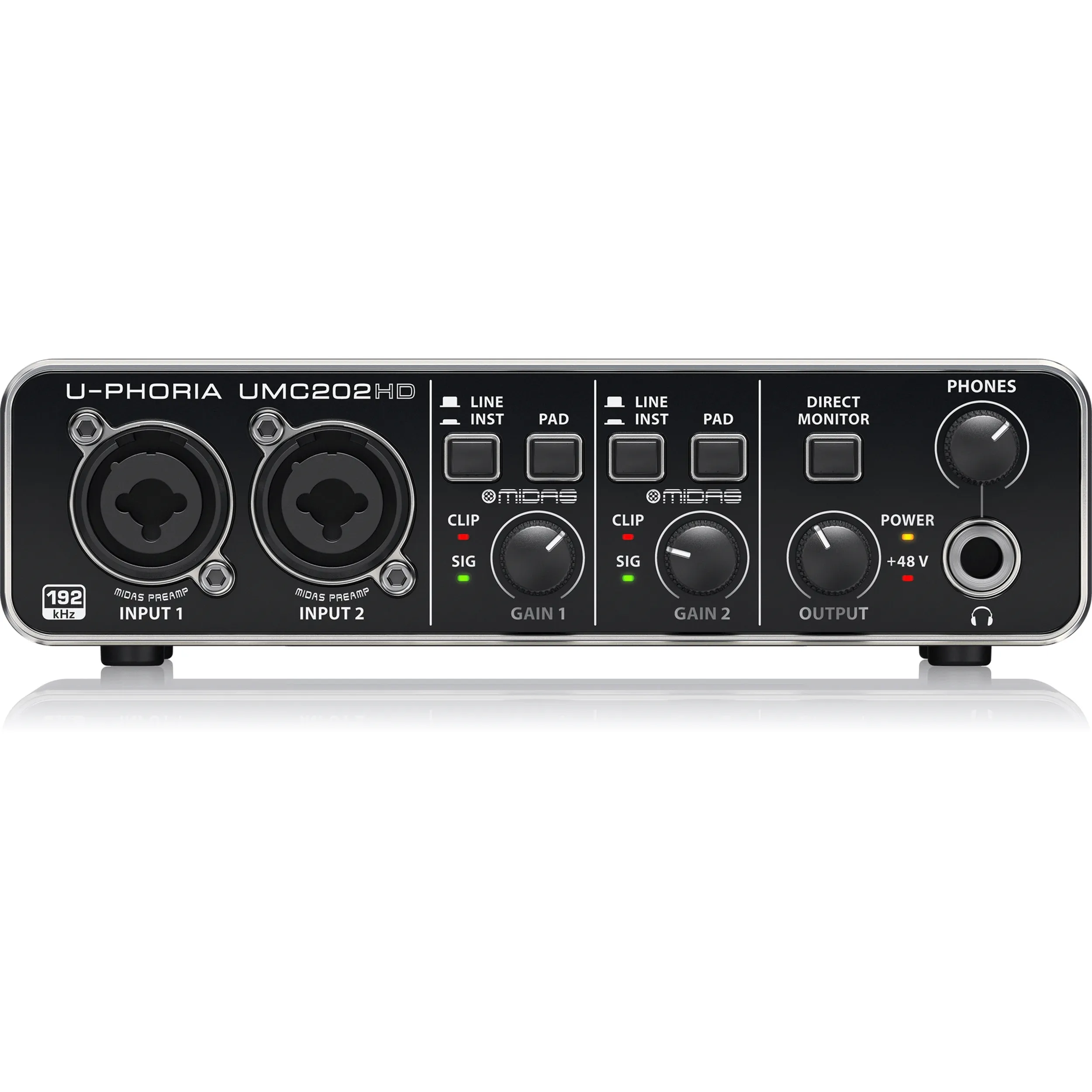 כרטיס קול Behringer U-PHORIA UMC202HD