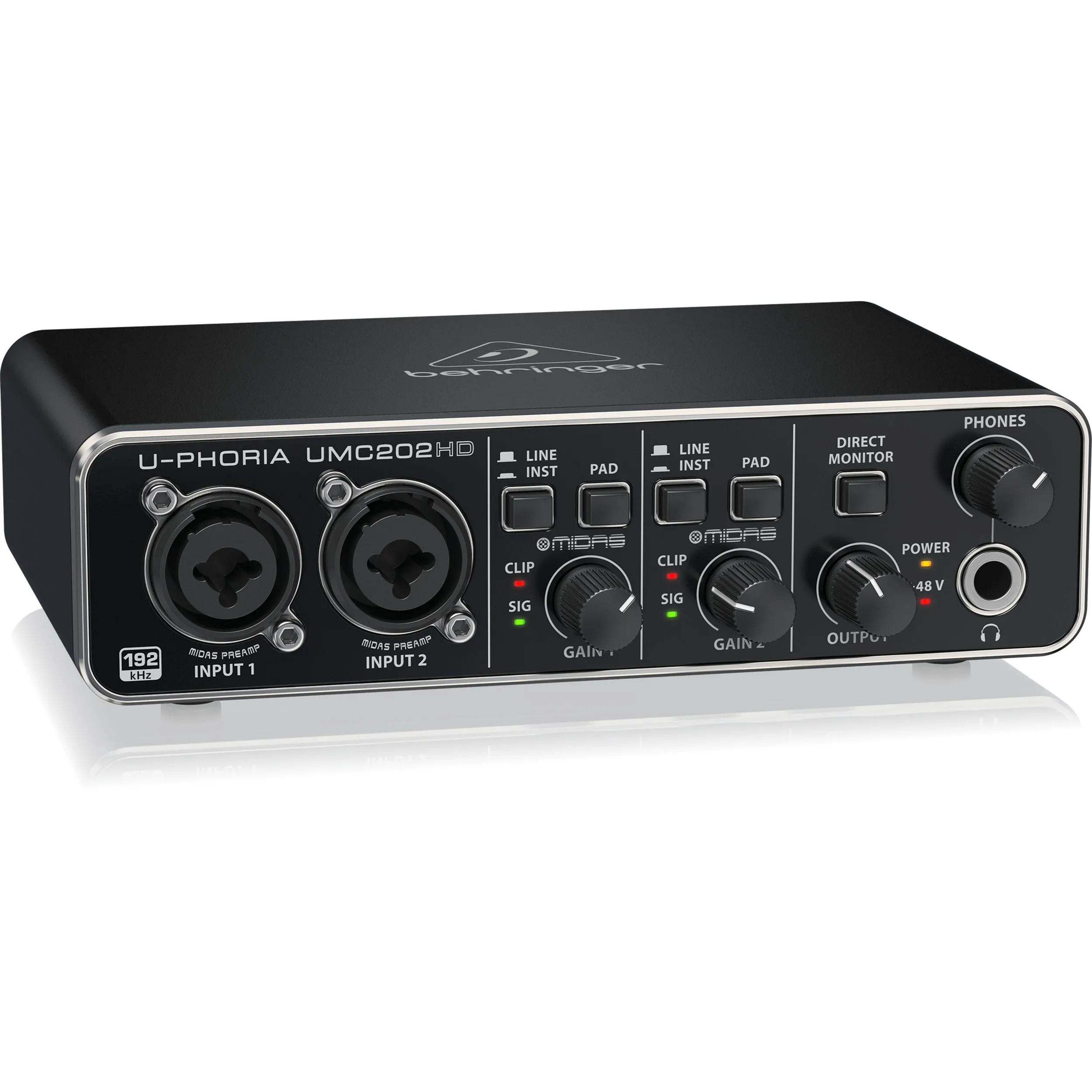 כרטיס קול Behringer U-PHORIA UMC202HD