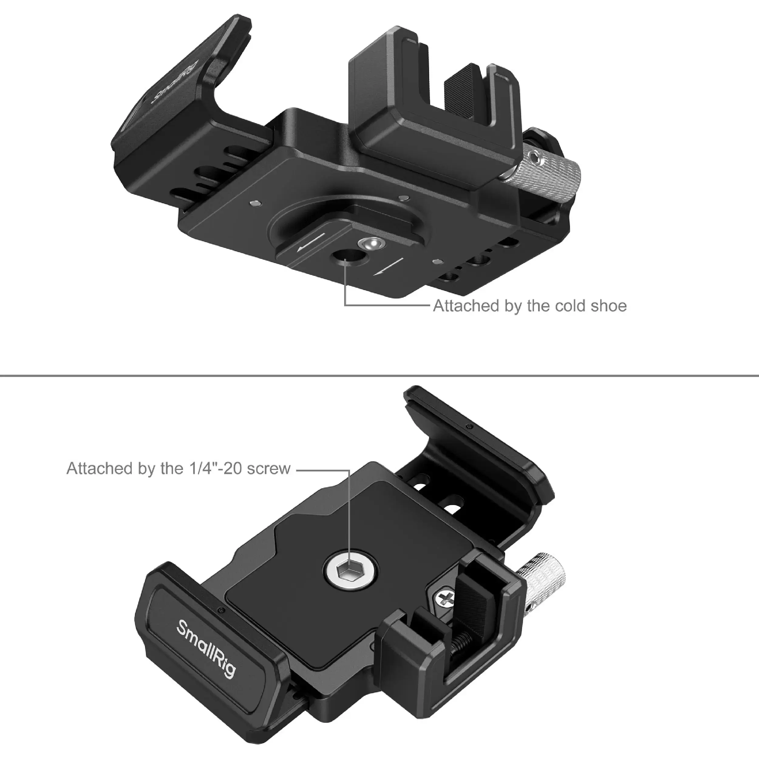 תושבת לכלוב מצלמות Blackmagick 6K עבור כונני SmallRig 3272B Samsung T5/7/9