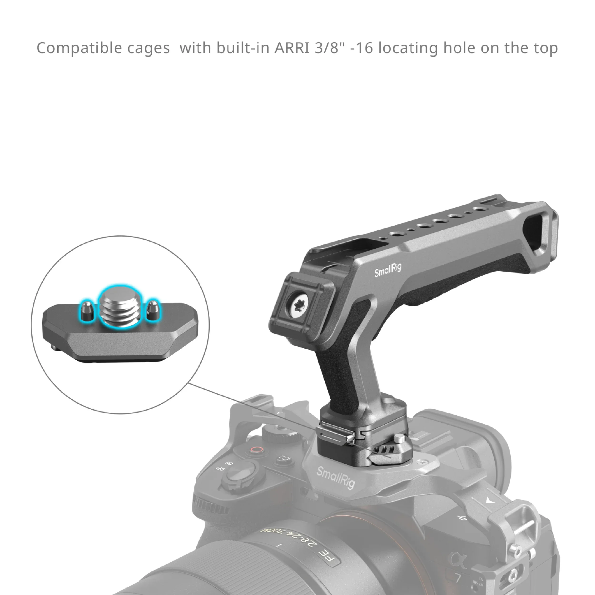 ידית אחיזה לכלוב עם מנגנון שחרור מהיר SmallRig HawkLock H21