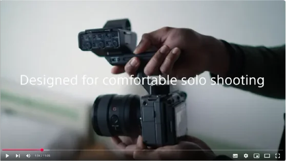 גוף מצלמה Sony FX3A Full-Frame Cinema