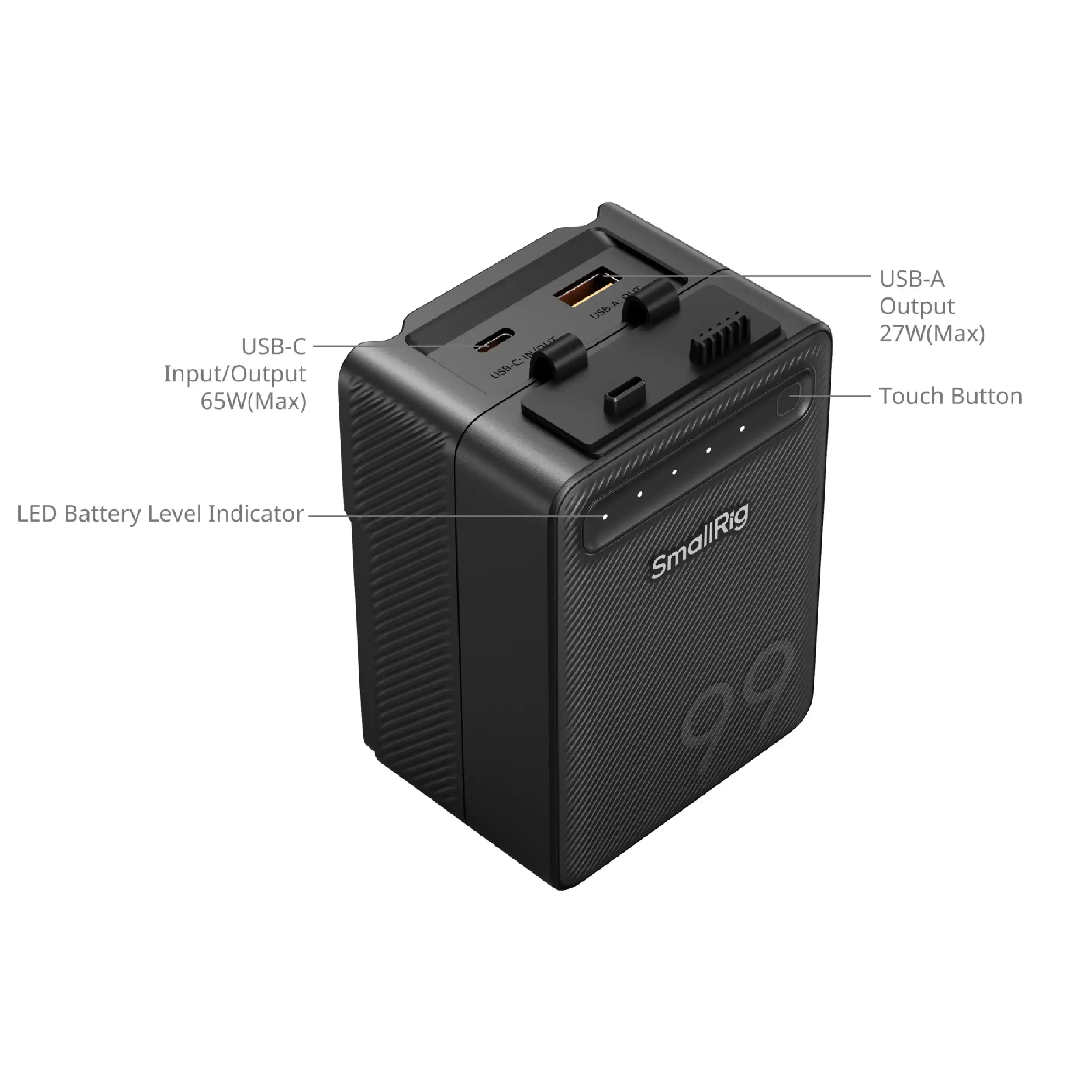 סוללה SmallRig 5245 VB99 mini V-Mount 99W