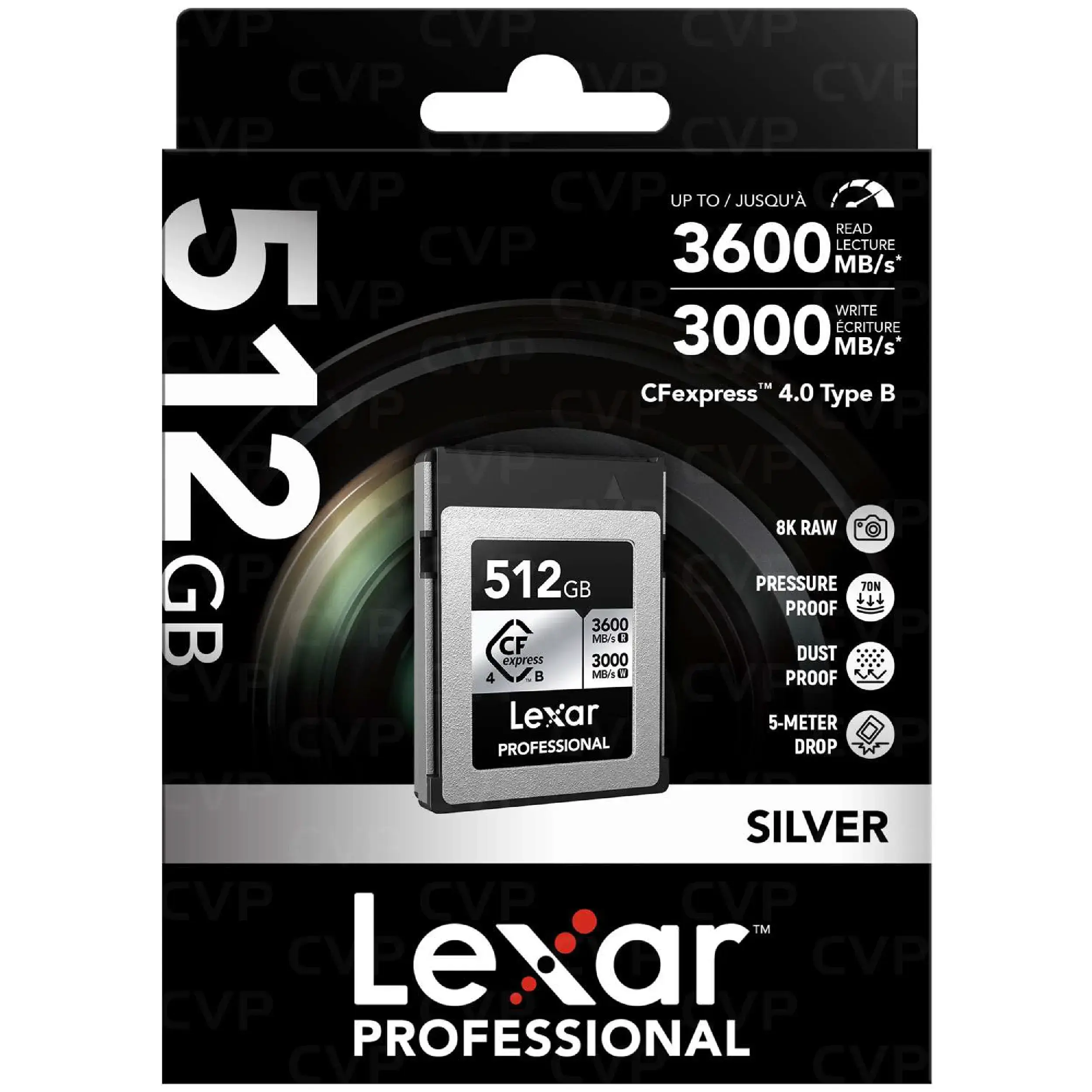 כרטיס זיכרון Lexar Professional 512GB CFexpress™ 4.0 Type B Silver