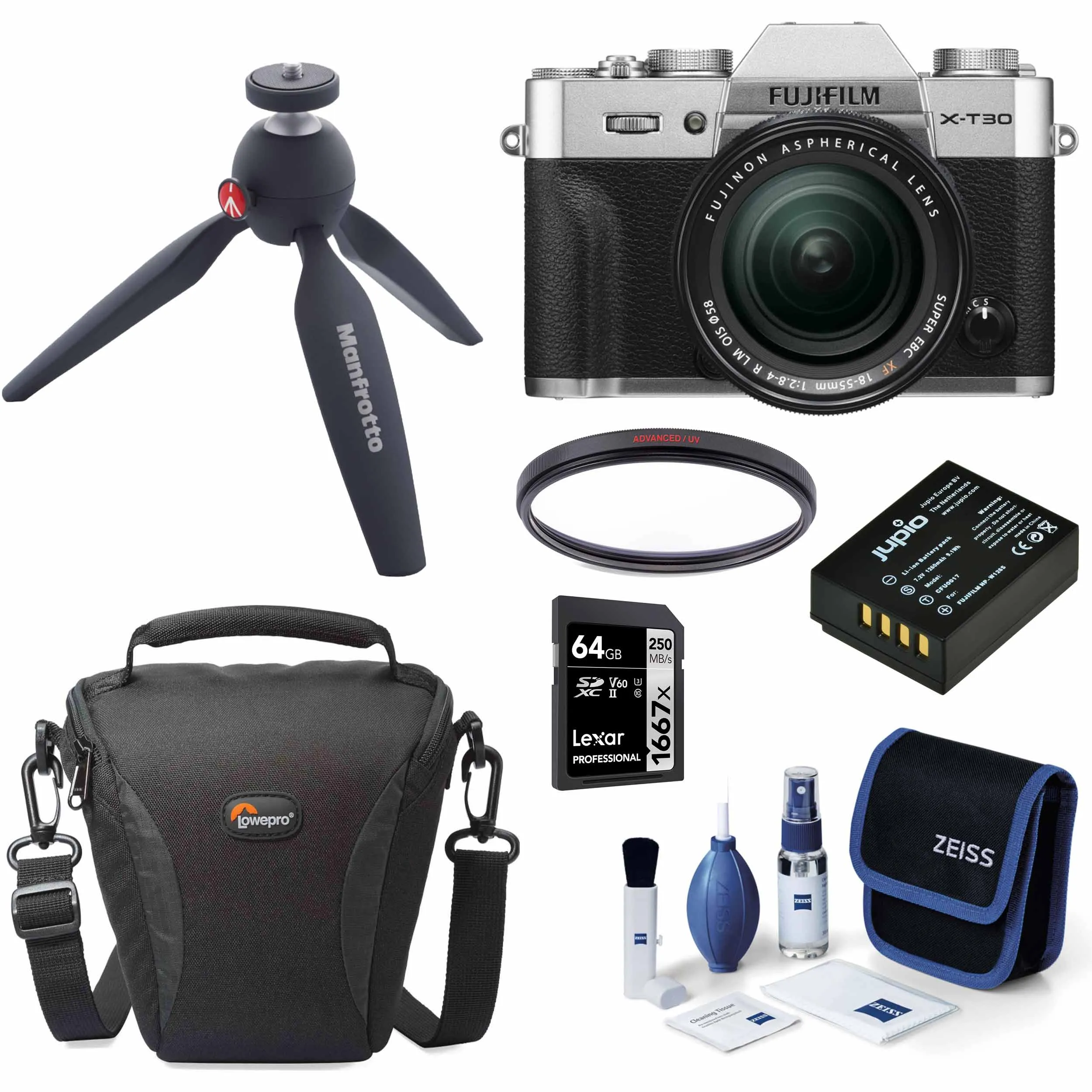 מצלמה דיגיטלית וקיט אביזרים Fujifilm X-T30