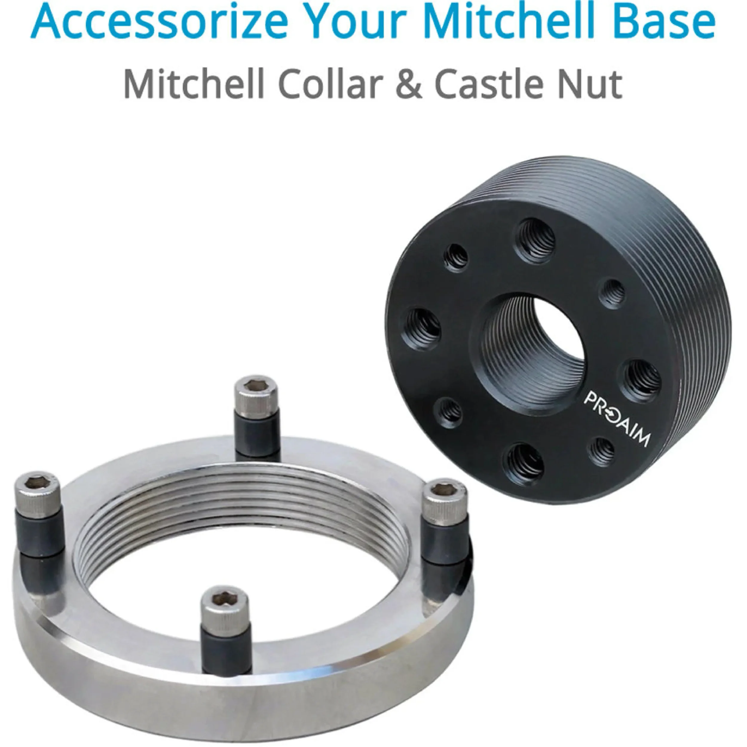 מתאם Mitchell עם אום נעילה ושחרור מהיר לגימבלים Proaim DJI