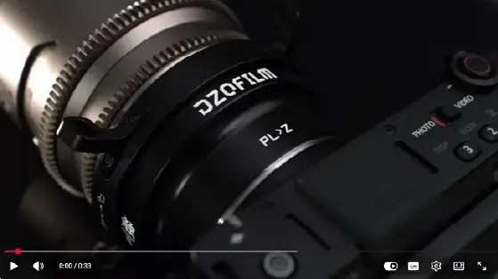 מתאם עדשה DZOFILM Octopus Adapter II  PL-E