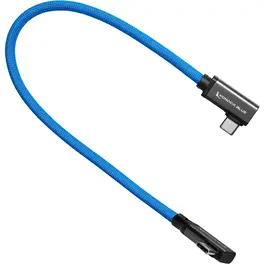 כבל 30 ס"מ  USB-C זוויתי ל-USB-C זוויתי להקלטת SSD  וטעינה (8K/PD)