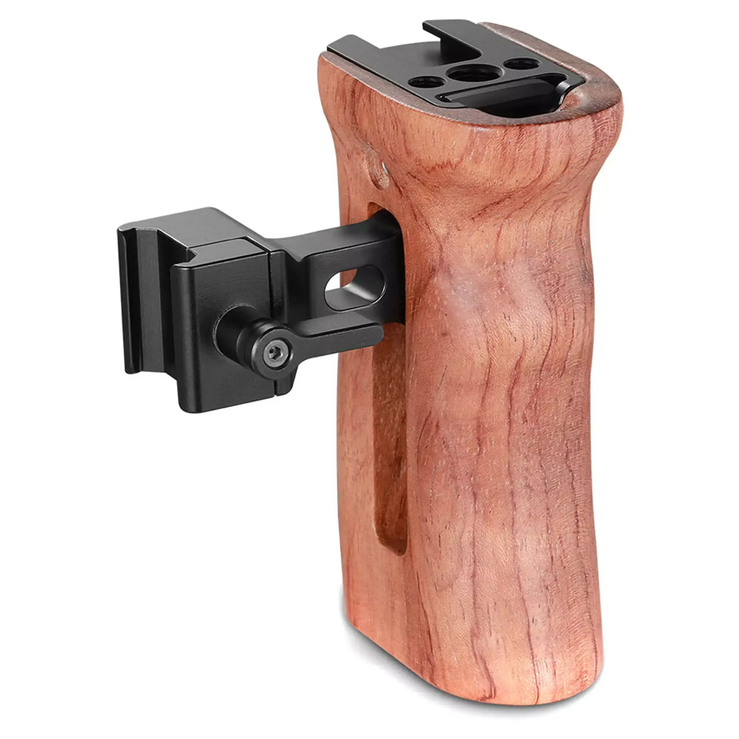 ידית אחיזה מעץ עם חיבור NATO לכלוב SmallRig 2187B