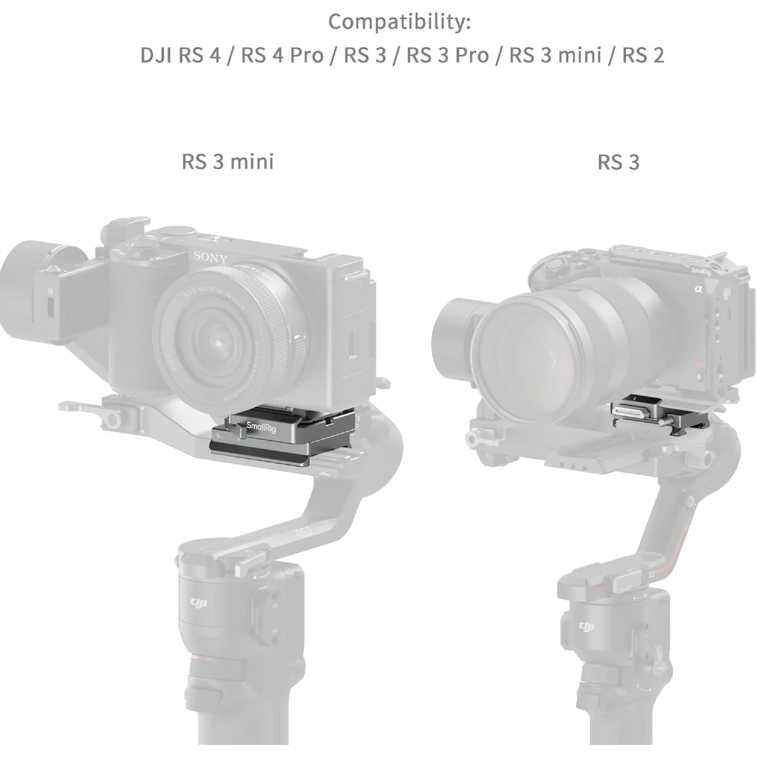 פלטת שחרור מהיר Arca-Swiss HawakLOCK H38 לגימבלים SmallRig 4639 DJI