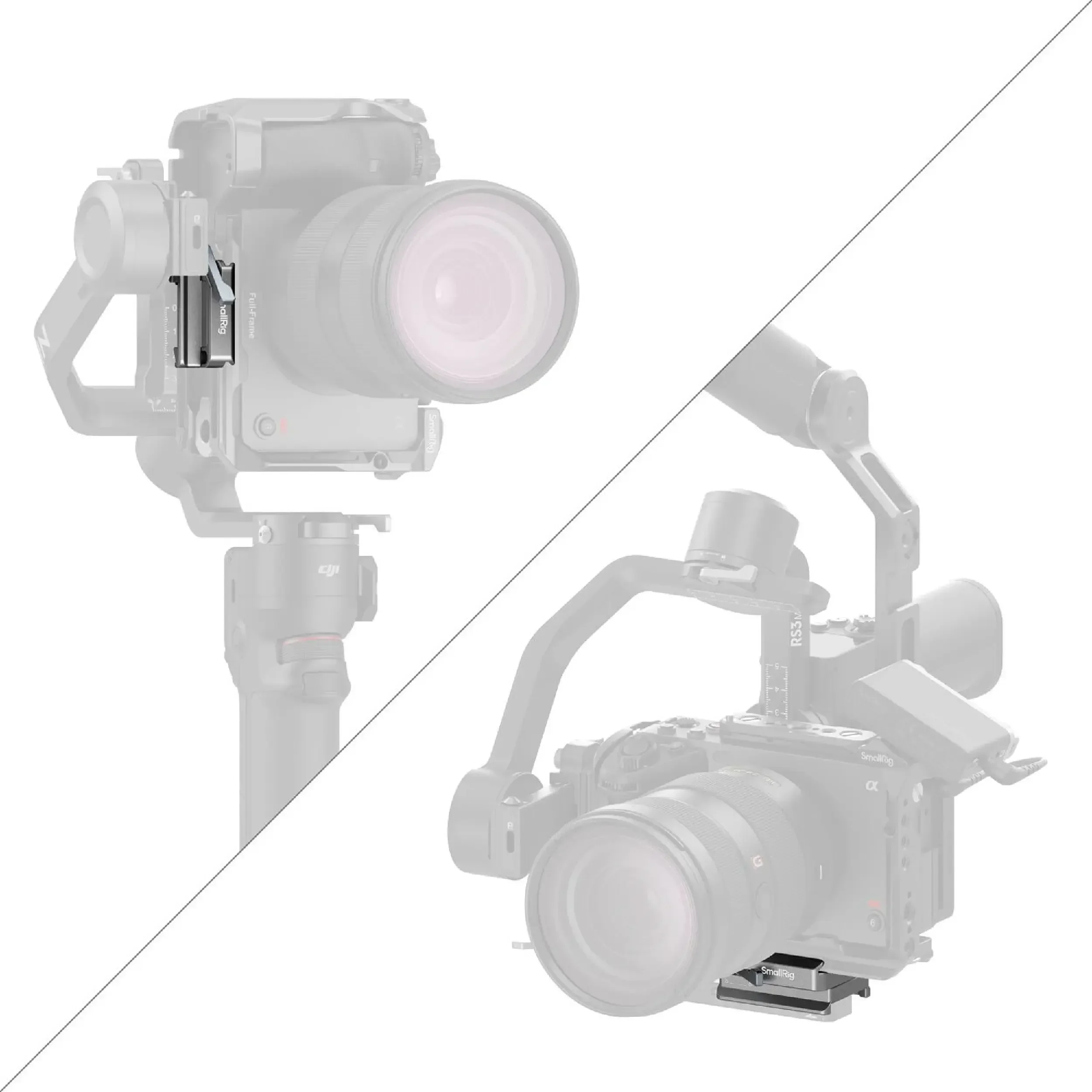 פלטת שחרור מהיר Arca-Swiss HawakLOCK H38 לגימבלים SmallRig 4639 DJI