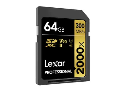 כרטיס זיכרון ומדיה למצלמה Lexar