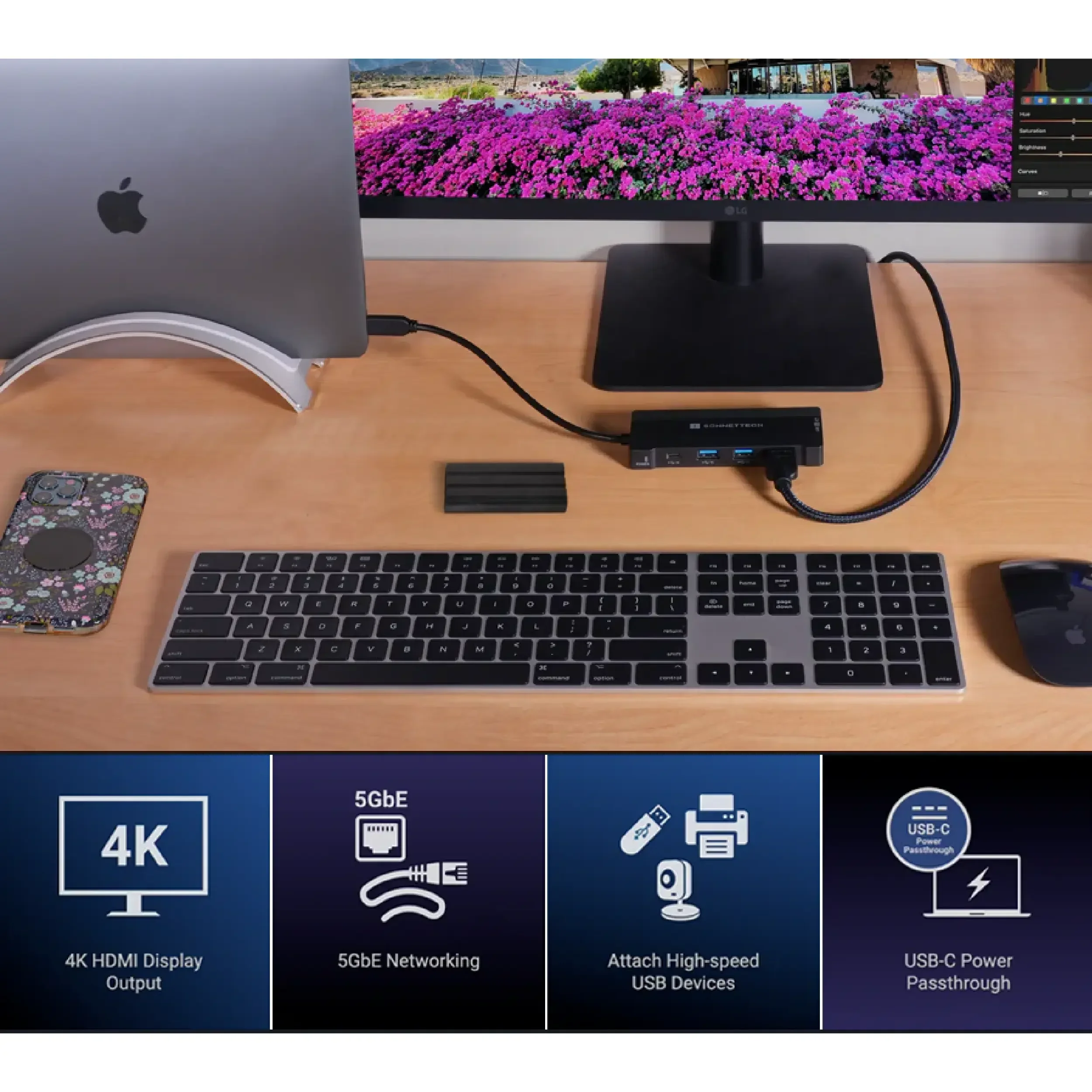 Sonnet Echo 6 Three-Port USB Multi Hub